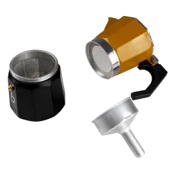 Кавоварка Bo-Camp Hudson 3-cups Yellow/Black (2200518) - Robinzon.ua