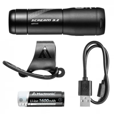 Ліхтар велосипедний передній Mactronic Scream 3.2 (600 Lm) USB Rechargeable (ABF0165) - 4 - Robinzon.ua