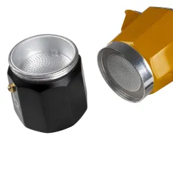 Кавоварка Bo-Camp Hudson 6-cups Yellow/Black (2200522) - Robinzon.ua