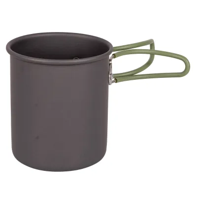 Набір посуду Bo-Camp Explorer 2 Pieces Hard Anodized Anthracite / Green (2200240) - 1 - Robinzon.ua