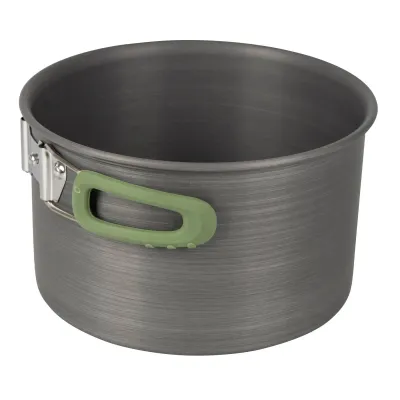 Набір посуду Bo-Camp Explorer 4 Pieces Hard Anodized Grey/Green (2200244) - 1 - Robinzon.ua