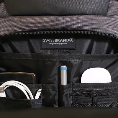 Сумка-рюкзак Swissbrand Houston 21 Grey (SWB_BL21HOU603U) - 3 - Robinzon.ua