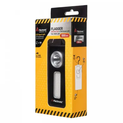 Фонарь профессиональный Mactronic Flagger (500 Lm) Cool White/Red/Green USB Rechargeable (PHH0072) - 5 - Robinzon.ua