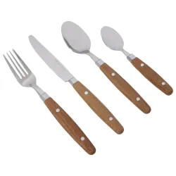 Набір столових приборів Gimex Cutlery Nature 16 Pieces 4 Person Wood (6960904) - Robinzon.ua