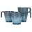 Набір чашок Gimex Mug Stone 4 Pieces 4 Person Dark Blue (6917120) Набір чашок Gimex Mug Stone 4 Pieces 4 Person Dark Blue (6917120) - Robinzon.ua