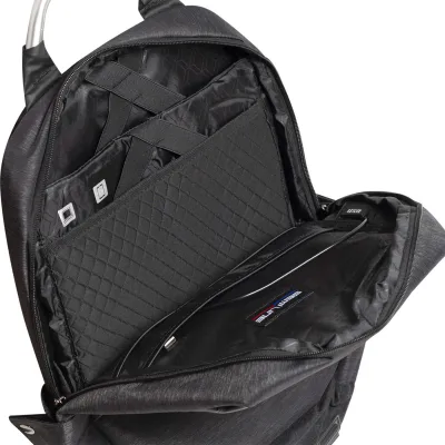 Рюкзак міський Semi Line USB 21 Black (P8252-0) - 2 - Robinzon.ua