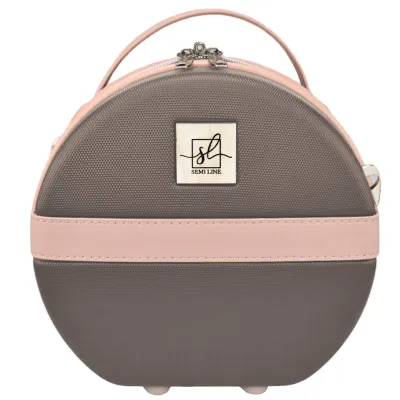 Бьюті-кейс Semi Line 5L Brown/Pink Cream (T5673-1) - 1 - Robinzon.ua