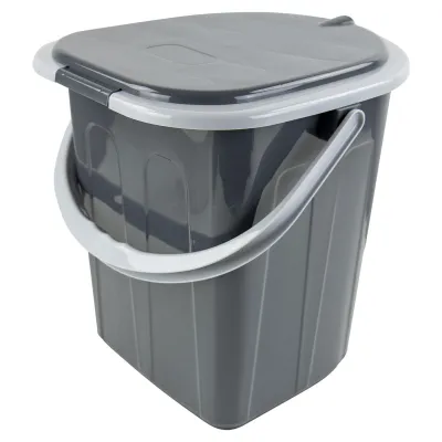 Біотуалет Bo-Camp Portable Toilet Square 20 Liters Grey (5502820) Біотуалет Bo-Camp Portable Toilet Square 20 Liters Grey (5502820) - Robinzon.ua