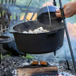 Казан с крышкой Bo-Camp Dutch Oven Cast Iron 31 cm / 7.1 L Black (2122415) - Robinzon.ua