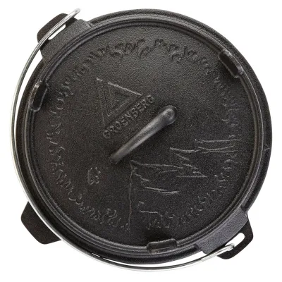 Казан з кришкою Groenberg Askja Pot 25 cm / 4 L Black (266016) - 2 - Robinzon.ua