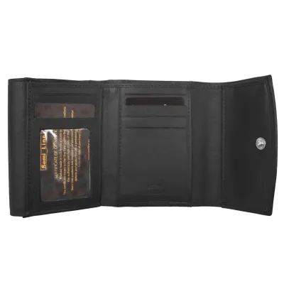 Гаманець жіночий шкіряний Semi Line RFID Black (P8274-0) - 2 - Robinzon.ua