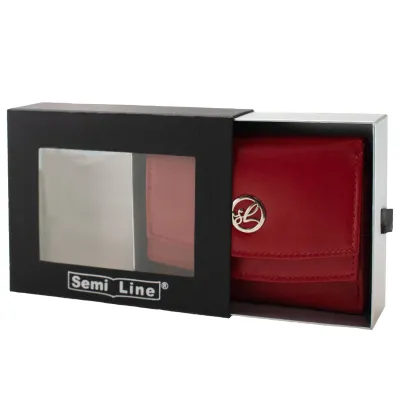 Кошелек женский кожаный Semi Line RFID Red (P8274-2) - 3 - Robinzon.ua