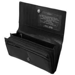 Гаманець жіночий шкіряний Semi Line RFID Black (P8273-0) - Robinzon.ua