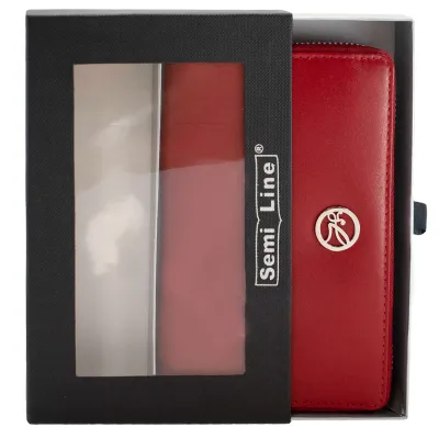 Гаманець жіночий шкіряний Semi Line RFID Red (P8271-2) - 1 - Robinzon.ua
