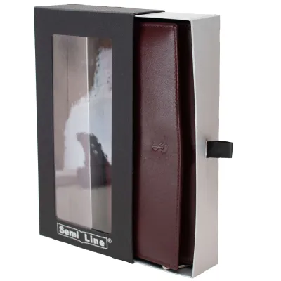 Гаманець жіночий шкіряний Semi Line RFID Dark Red (P8264-2) - 2 - Robinzon.ua