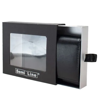 Кошелек женский кожаный Semi Line RFID Black (P8263-0) Кошелек женский кожаный Semi Line RFID Black (P8263-0) - Robinzon.ua