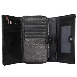 Кошелек женский кожаный Semi Line RFID Black (P8229-0) - Robinzon.ua
