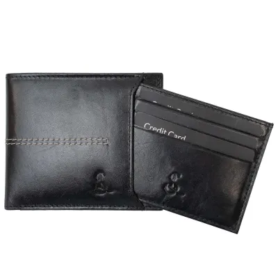 Портмоне чоловіче шкіряне Semi Line RFID Black (P8267-0) - 2 - Robinzon.ua