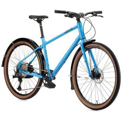 Дорожній велосипед Kona Dew Deluxe 2022, Gloss Azure Blue, S, 28" (KNA B22DWD01) - 2 - Robinzon.ua
