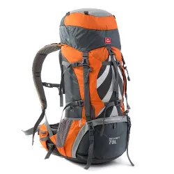 Рюкзак туристичний Naturehike 70 + 5 л  помаранчевий NH70B070-B - Robinzon.ua