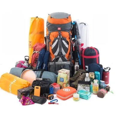 Рюкзак туристичний Naturehike 70 + 5 л  помаранчевий NH70B070-B - 4 - Robinzon.ua