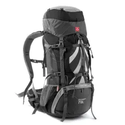 Рюкзак туристический Naturehike 70 + 5 л серый NH70B070-B. - Robinzon.ua