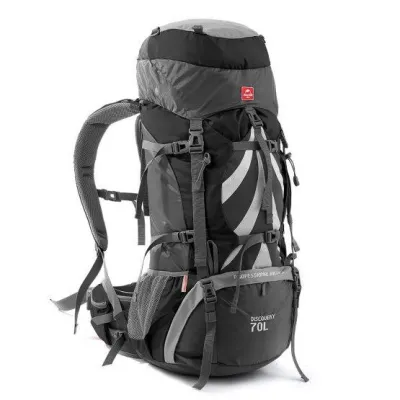 Рюкзак туристичний Naturehike 70 + 5 л сірий NH70B070-B - Robinzon.ua