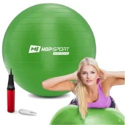 Фітбол 65 см Hop-Sport R065 зелений - Robinzon.ua