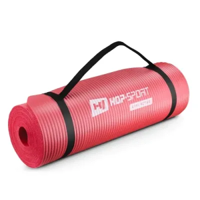 Мат для фітнесу та йоги 1,5 см Hop-Sport N015 червоний - 1 - Robinzon.ua