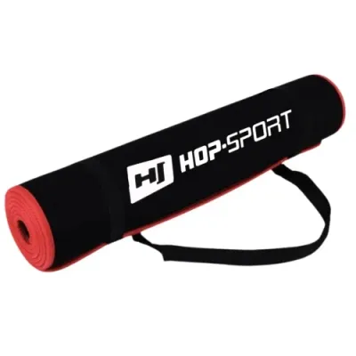 Мат для фітнесу та йоги Hop-Sport 2256 червоний - 2 - Robinzon.ua