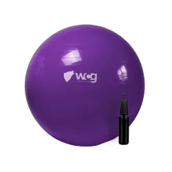 Фітбол (м'яч для фітнесу) 65 см WCG W-000-65-P Anti-Burst навантаження 300кг фіолетовий Фітбол - Robinzon.ua
