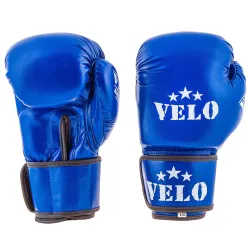 Боксерские перчатки Velo 10 oz синие Ahsan Star A3062-10B - Robinzon.ua