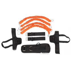 Набір для тренувань LiveUP TRAINING KIT чорний, помаранчевий 9 предметів LS3664 - Robinzon.ua