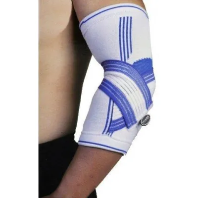 Налокотник Power System PS-6007 Elbow Support Pro White/Blue (1шт.) S/M - 2 - Robinzon.ua