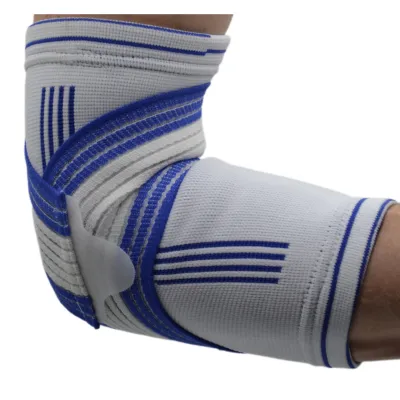 Налокотник Power System PS-6007 Elbow Support Pro White/Blue (1шт.) S/M - 1 - Robinzon.ua