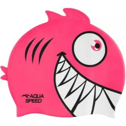 Шапочка для плавання Aqua Speed ZOO Pirana Піранья дитяча Рожевий OSFM (246-03) - Robinzon.ua