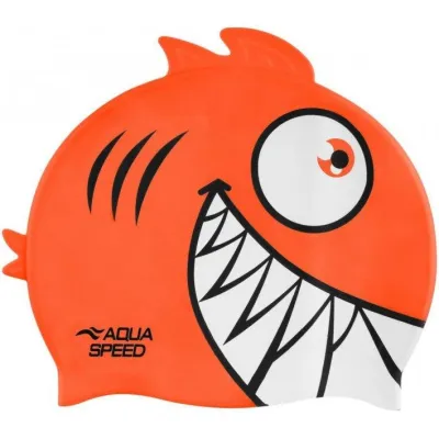 Шапочка для плавання Aqua Speed ZOO Pirana Піранья дитяча Жовтогарячий OSFM (246-75) Шапочка для плавання Aqua Speed ZOO Pirana Піранья дитяча Жовтогарячий OSFM (246-75) - Robinzon.ua