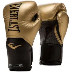 Боксерські рукавиці Everlast ELITE TRAINING GLOVES Золотий 10 унцій (870290-70-15) - Robinzon.ua
