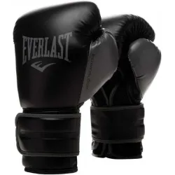Боксерські рукавиці Everlast POWERLOCK TRAINING GLOVES Чорний 10 унцій (870310-70-8) - Robinzon.ua