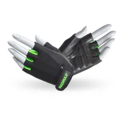 Перчатки для фитнеса и тяжелой атлетики MadMax MFG-251 Rainbow Green XS - Robinzon.ua