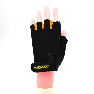 Перчатки для фитнеса и тяжелой атлетики MadMax MFG-251 Rainbow Orange S - 1 - Robinzon.ua