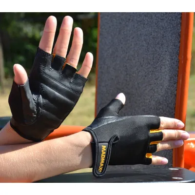 Перчатки для фитнеса и тяжелой атлетики MadMax MFG-251 Rainbow Orange S - 6 - Robinzon.ua