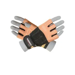 Рукавички для фітнесу та важкої атлетики MadMax MFG-248 Clasic Brown XL - Robinzon.ua