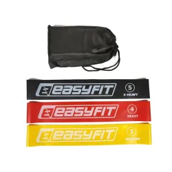 Гумові кільця для фітнесу EasyFit набір 3 шт - Robinzon.ua