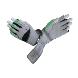 Перчатки для фитнеса и тяжелой атлетики MadMax MFG-860 Wild Grey/Green XXL - Robinzon.ua