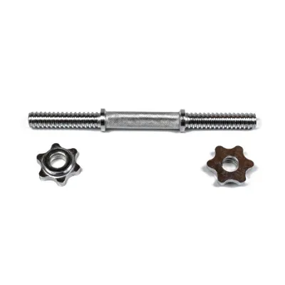 Гантельный гриф EasyFit 35 см &Oslash; 25 мм хромированный - 1 - Robinzon.ua