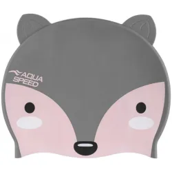 Шапочка для плавання Aqua Speed ZOO Fox 9815 Лисиця дитяча Сірий OSFM (115-26) - Robinzon.ua