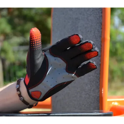 Рукавички для фітнесу MadMax MXG-101 X Gloves Black/Grey/Red XXL - 5 - Robinzon.ua