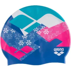 Дитяча шапочка для плавання Arena PRINT JR Мультиколор OSFM (94171-238) - Robinzon.ua