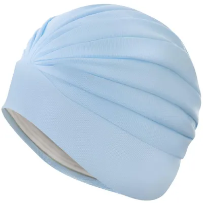 Шапочка для плавання Aqua Speed TURBAN CAP 9728 Блакитний OSFM (245-02) - Robinzon.ua